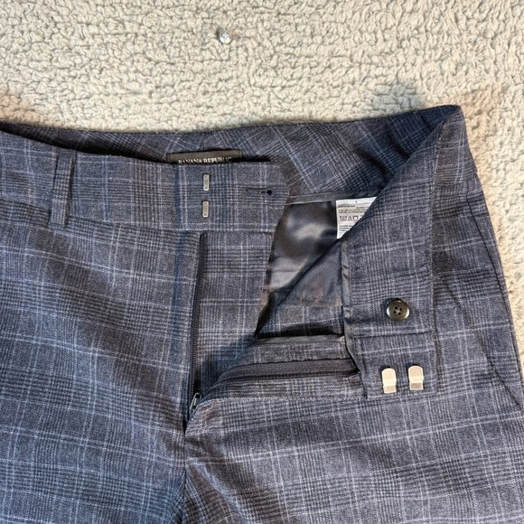 Banana Republic Pant Womens Size 8 Wide Leg Flannel Trouser - Picture 3 of 12